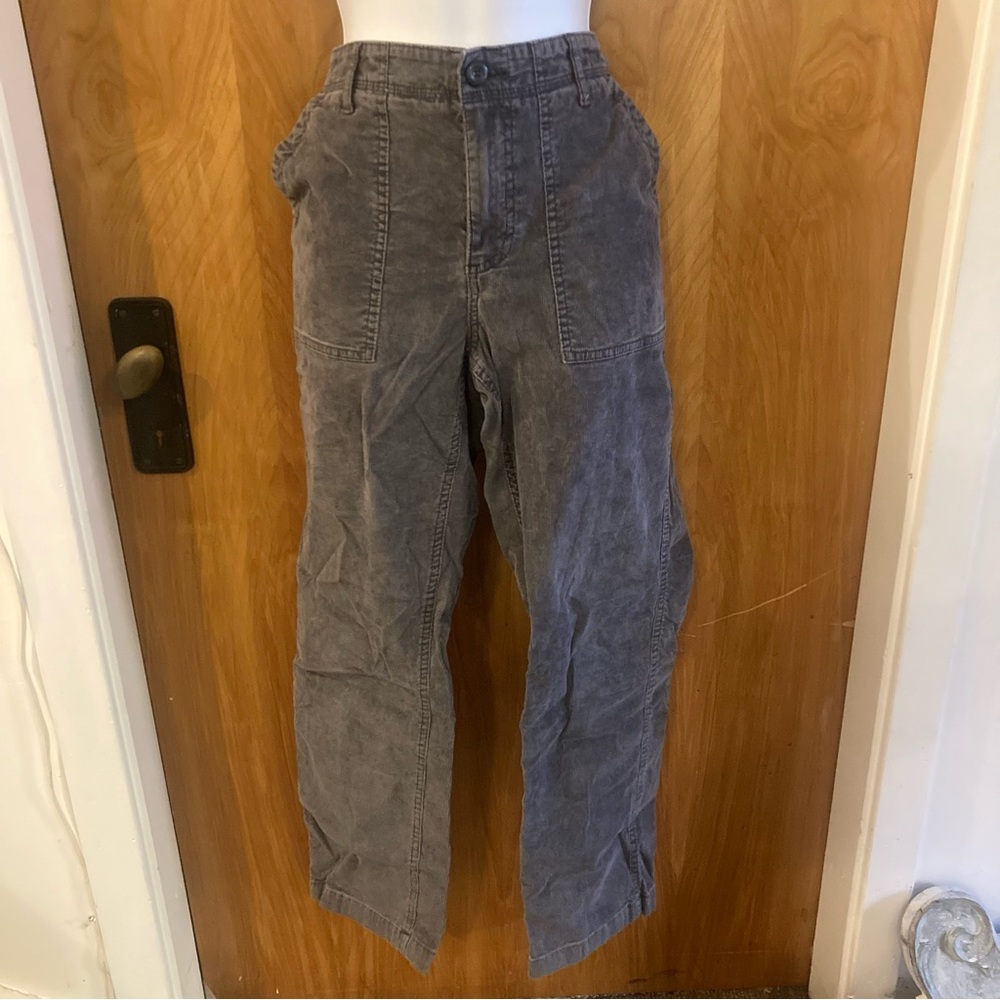Gray Corduroy L.L. Bean Favorite Fit Pants Size 12P